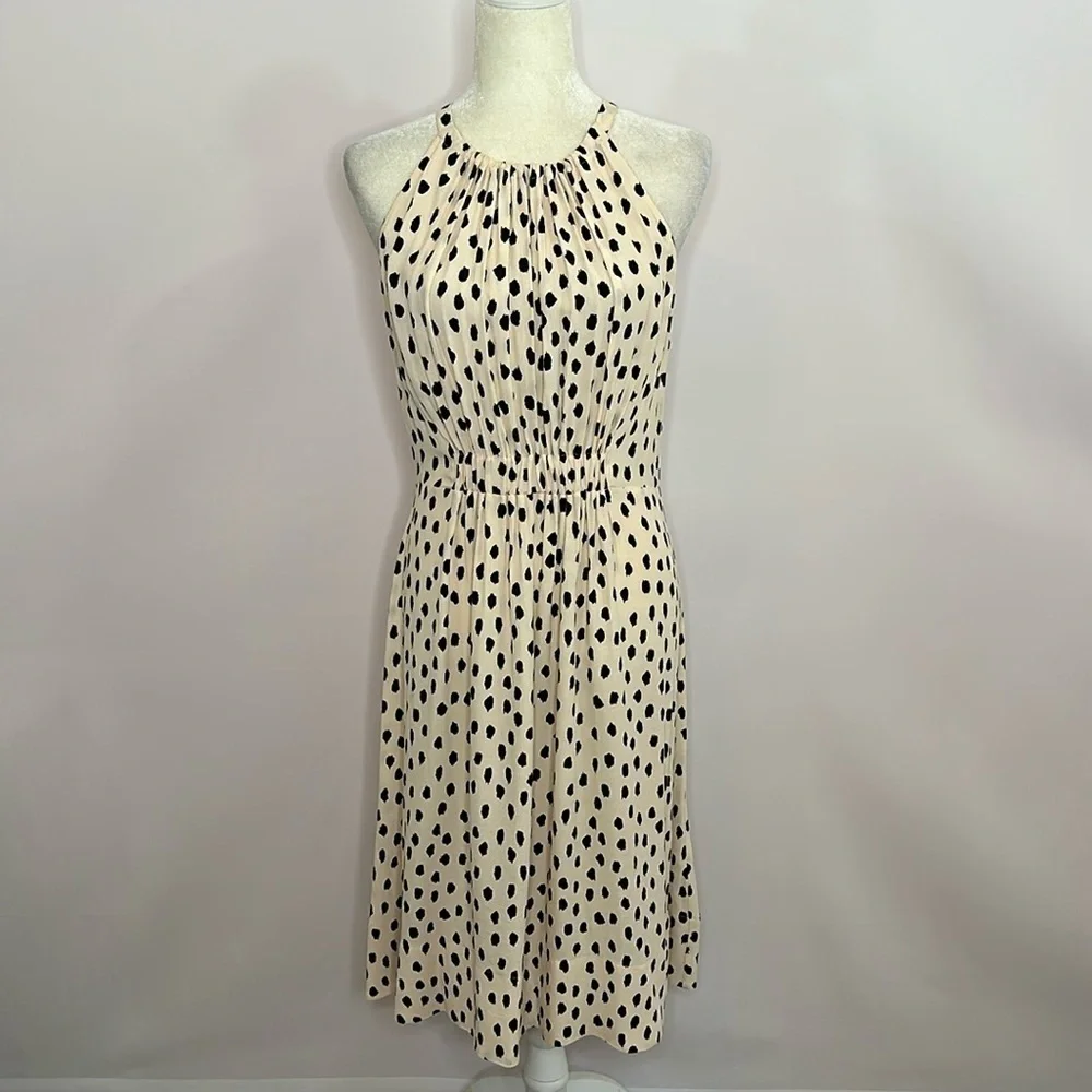 Kate Spade Leopard Dot Halter Dress